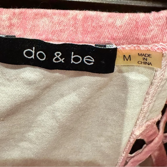 Do & be Elegant Pink Dress adjustable straps MEDIUM pit to pit 14in length 23in - Picture 3 of 6